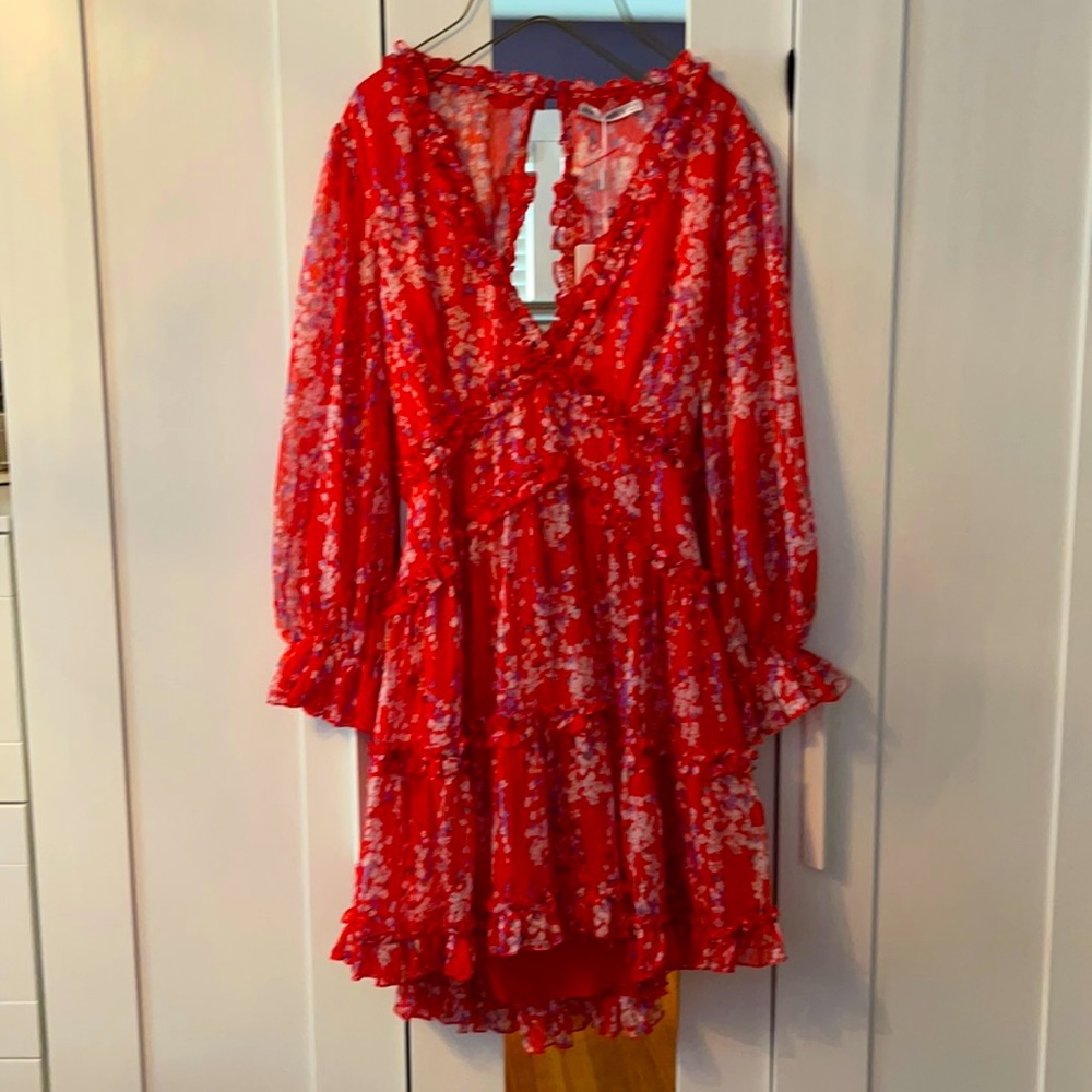 Vici open back floral dress size L